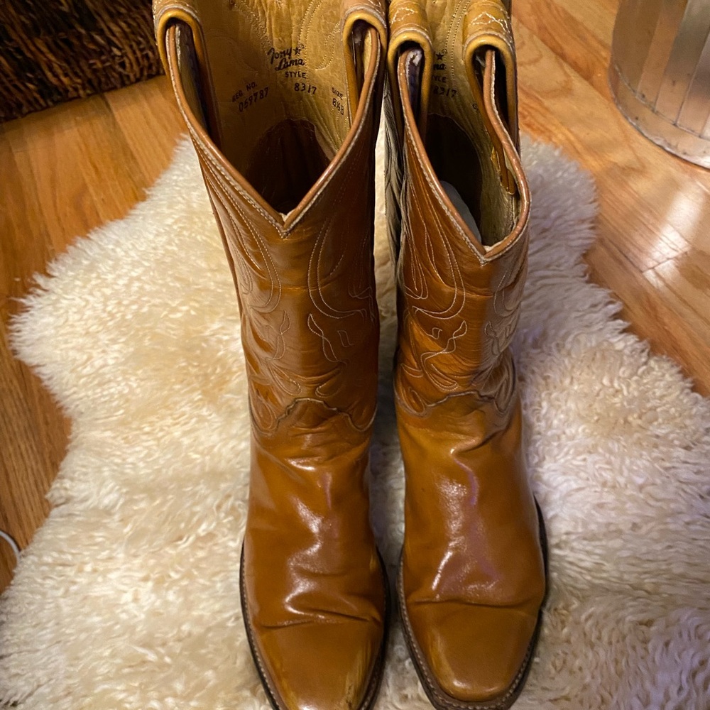 Vintage Tony Lama Leather Boots